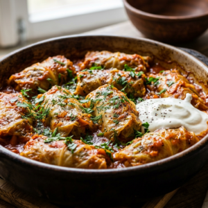 Голубцы с курицей