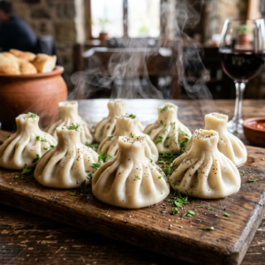 Хинкали: говядина + лук