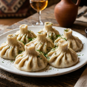 Хинкали: курица + лук