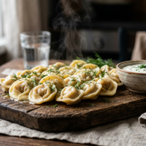 Пельмени с курицей