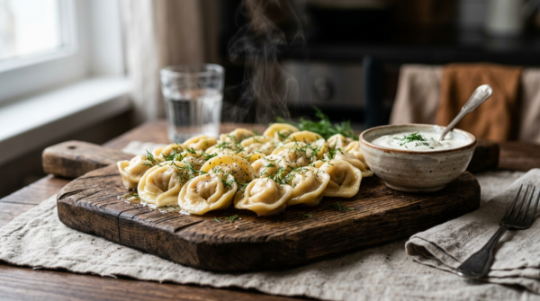 Пельмени с курицей