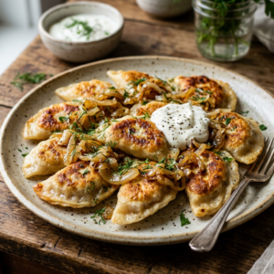 Вареники с капустой