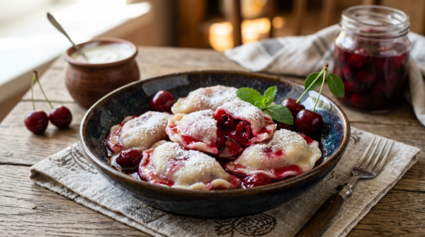 Вареники с вишней